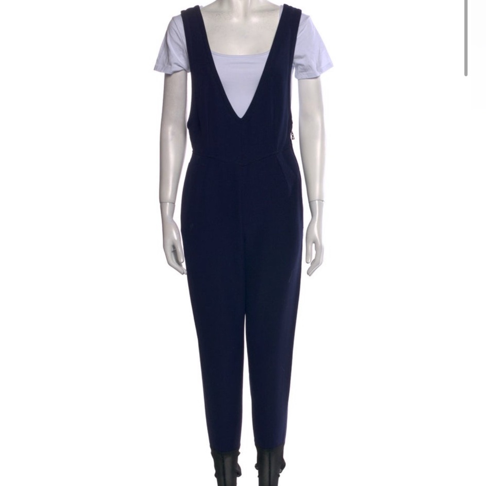 Bogner Marcia black wool blend ski bib overalls Size 6